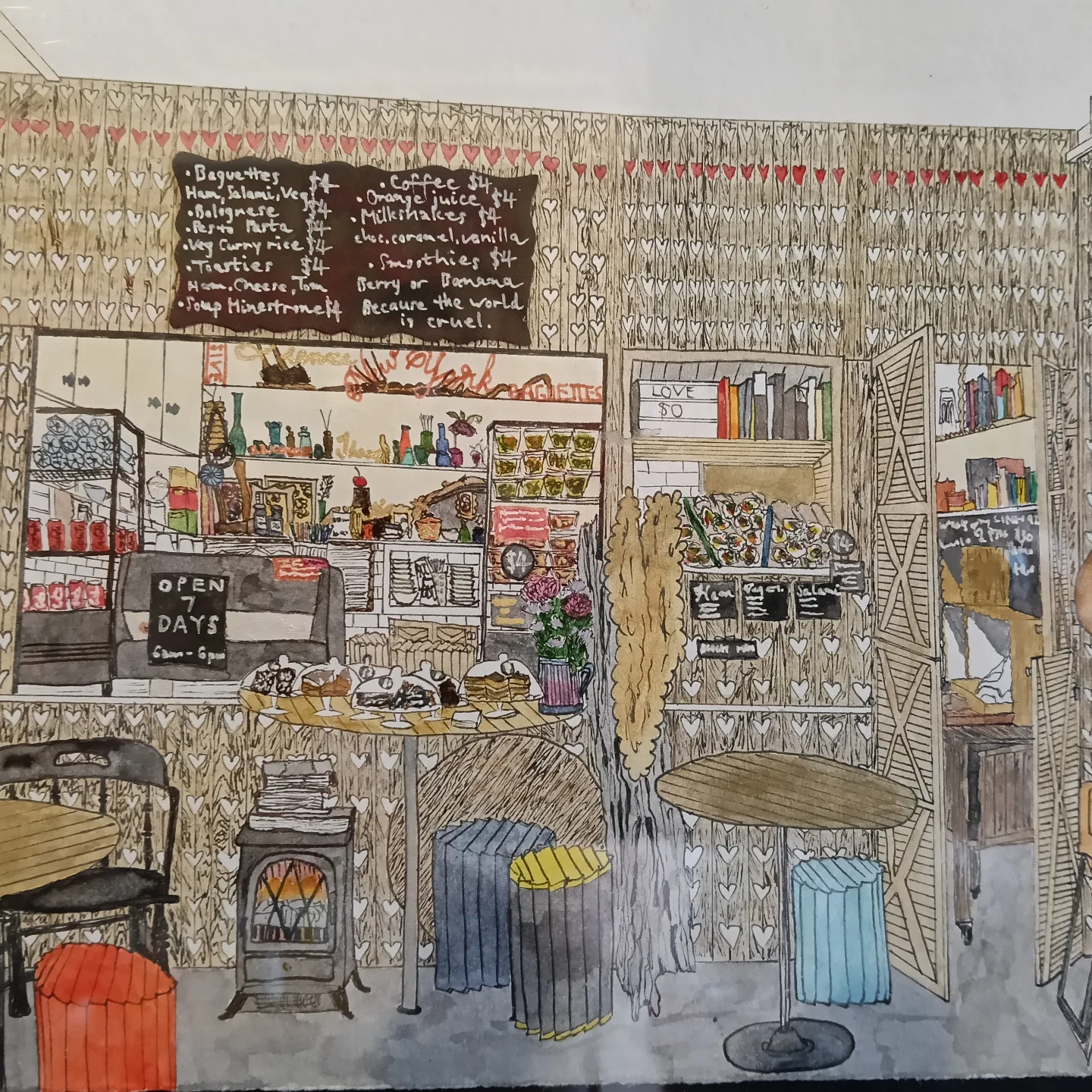 The Heart of Carlton Sketch by Emily